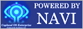 Powered by NAVI (a system from the series Serial Experiments Lain)